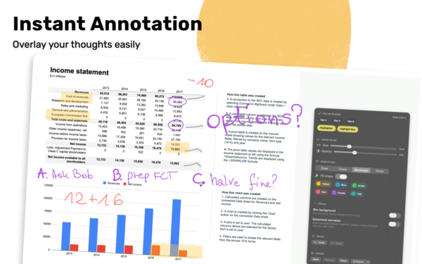 Instant annotation